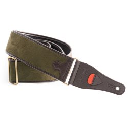 RightOn! Divine Army Green Guitar Strap